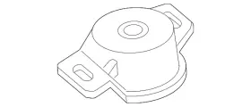5q0-513-353-k Volkswagen Genuine Shock Mount