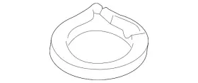 7l0-411-189 Volkswagen Genuine Upper Seat Packing