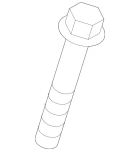 Wht-003-791 Volkswagen Genuine Suspension Strut Mount Bolt