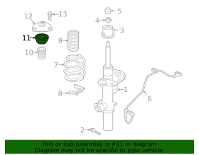 32294048 Volvo Genuine Strut Bearing #2