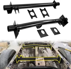 Vx023 Vonlx Rear Fuel Tank Support Crossmember Upper Shock For 99-06 Chevy Silverado