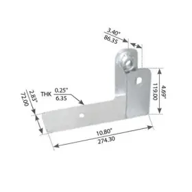 Wa12-2370 World American Shock Bracket Lh