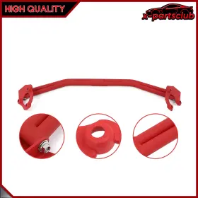 X163731p01 X-partsclub Red For 1998-2005 Model / Bmw E46 Suspension Front Upper Strut Tower Bar Brace