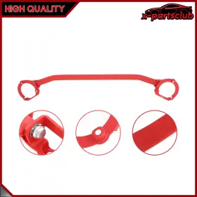 X163737p01 X-partsclub Red For 13-2017 Subaru Forester /xv Front Upper Suspension Strut Tower Bar/brace