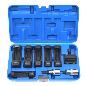 Yuesstloo Gj-123 9pcs Strut Nut Socket 16mm 18mm 19mm 21mm 22mm 24mm With 12