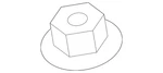 Genuine Mazda Top Nut 9YB1-01-008 Qty. Fixed Price $21.33.