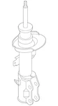Genuine Mazda Suspension Strut DR61-34-900C. Fixed Price $181.81.