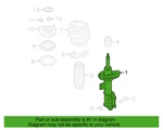 Hyundai 54650-E6105 Left Front Strut For 16-19 Sonata New Genuine. Fixed Price $224.97.