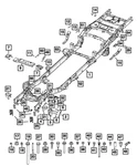 Genuine Mopar Shock Mounting Bracket Left 68360735AA. Fixed Price $18.18.