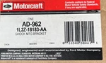 Suspension Strut Mount Front Upper Motorcraft AD-962 Genuineford 1L2Z-18183-AA. Fixed Price $23.68.
