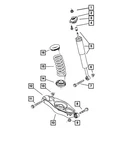 Genuine Mopar Strut Mount 4782387AB. Fixed Price $27.40.