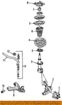 Gm Oem 06-11 Dts,lucerne Front Suspension Struts Components-strut Mount 15812568. Fixed Price $149.33.