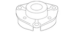 Genuine Volkswagen Strut Mount 5QM-412-331-A. Fixed Price $61.54.