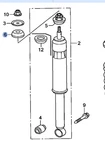 2006-2011 Honda Civic Rubber Rear Shock Absorber Mounting Top Bushing. Fixed Price $11.31.