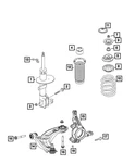 Genuine Mopar Spring Isolator 68656357AA. Fixed Price $81.47.