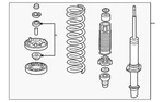 Genuine Honda Suspension Strut And Coil Spring Assembly 51601-SDP-A83. Fixed Price $273.15.