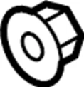 Vw/audi/porsche N10106403 Nut. Lock. Arm. Mount. Cntl. Fixed Price $9.19.