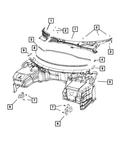 Genuine Mopar Engine Box Reinforcement Brace 68141076AC. Fixed Price $948.64.