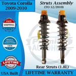 Kyb Genuine Oem Rear Struts For 2009-2010 Toyota Corolla 1.8L Lifetime Warranty. Fixed Price $363.38.