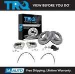Trq Front Ceramic Brake Pad & Rotor Kit Fits 2004 Toyota Tacoma. Fixed Price $314.95.