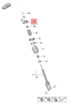 Genuine Porsche Taycan Y1A Bearing Plate Right 9J1412322. Fixed Price $119.48.