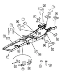 Genuine Mopar Shock Mounting Bracket 52121671AB. Fixed Price $10.63.