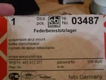 Febi 03487 Strut Mount. Fixed Price $15.00.