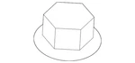 Genuine Nissan Suspension Strut Mount Nut 08918-3082A. Fixed Price $8.82.