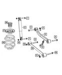 Genuine Mopar Rear Coil Spring 68540232AA. Fixed Price $100.88.