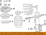 Gm Oem 2017 Camaro Front Suspension Struts Components-strut Mount Bolt 11549186. Fixed Price $19.99.