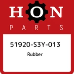 51920-S3Y-013 Honda Rubber 51920S3Y013, New Genuine Oem Part. Fixed Price $52.37.