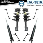 Front Rear Loaded Complete Strut Assembly Shock Sway Bar Suspension Kit 8PC. Fixed Price $230.33.