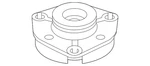 Genuine Audi Strut Mount 1EA-412-331-B. Fixed Price $23.91.