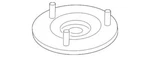 Genuine Nissan Strut Mount 56115-EA001. Fixed Price $46.16.