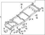 Genuine Nissan Suspension Strut Bracket 50410-9BT0A. Fixed Price $118.29.
