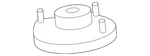 Genuine Lexus Shock Mount 48609-60090. Fixed Price $93.35.