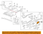 Gm Oem 10-16 Srx Rear Body Floor Rails-shock Bracket 20791665. Fixed Price $112.56.