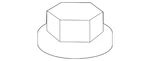 Genuine Subaru Upper Mount Lock Nut 902350027. Fixed Price $12.87.