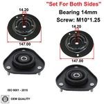 Strut Mount + Bearing Seat Front For Toyota Corolla 2009-2019 Matrix 2009-2013. Fixed Price $114.90.
