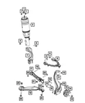 Genuine Mopar Front Clevis Left 68417135AA. Fixed Price $161.20.