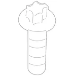 Genuine Bmw Strut Mount Bolt 07-14-6-884-194. Fixed Price $8.37.