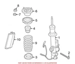 Genuine Oem Rear Suspension Shock Absorber Mount For Bmw 528I Xdrive 535D. Fixed Price $118.04.