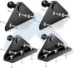 Arana Gas Strut Mounting Brackets, Ball Stud 10MM, Black,. Fixed Price $21.32.