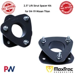 Maxtrac 2.5" Lift Strut Spacer Kit For 2004 - 2019 Nissan Titan #835325. Fixed Price $115.90.