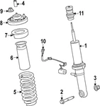 Genuine Ford Suspension Strut Connector ML3Z-18B082-A. Fixed Price $287.55.