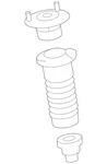 Genuine Lexus Strut Mount 48680-53061. Fixed Price $159.45.