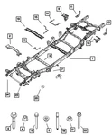 Genuine Mopar Shock Mounting Bracket 55398566AB. Fixed Price $145.56.