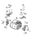Genuine Mopar Frame Rail Bracket Right Side 68548941AC. Fixed Price $99.27.