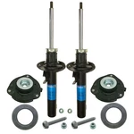 Oem 2 Front Suspension Struts With Bearings & Mounts Kit For Vw Golf MK6 10-14. Fixed Price $338.95.