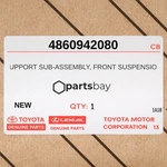 Genuine 2019 Toyota RAV4 Support Sub-assy Front Suspension 4860942080. Fixed Price $56.00.